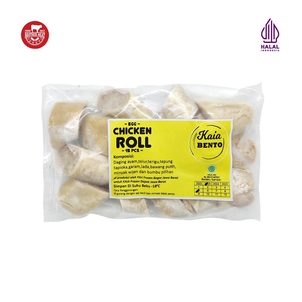 Egg Chicken Roll Frozen, Olahan Daging Ayam Halal