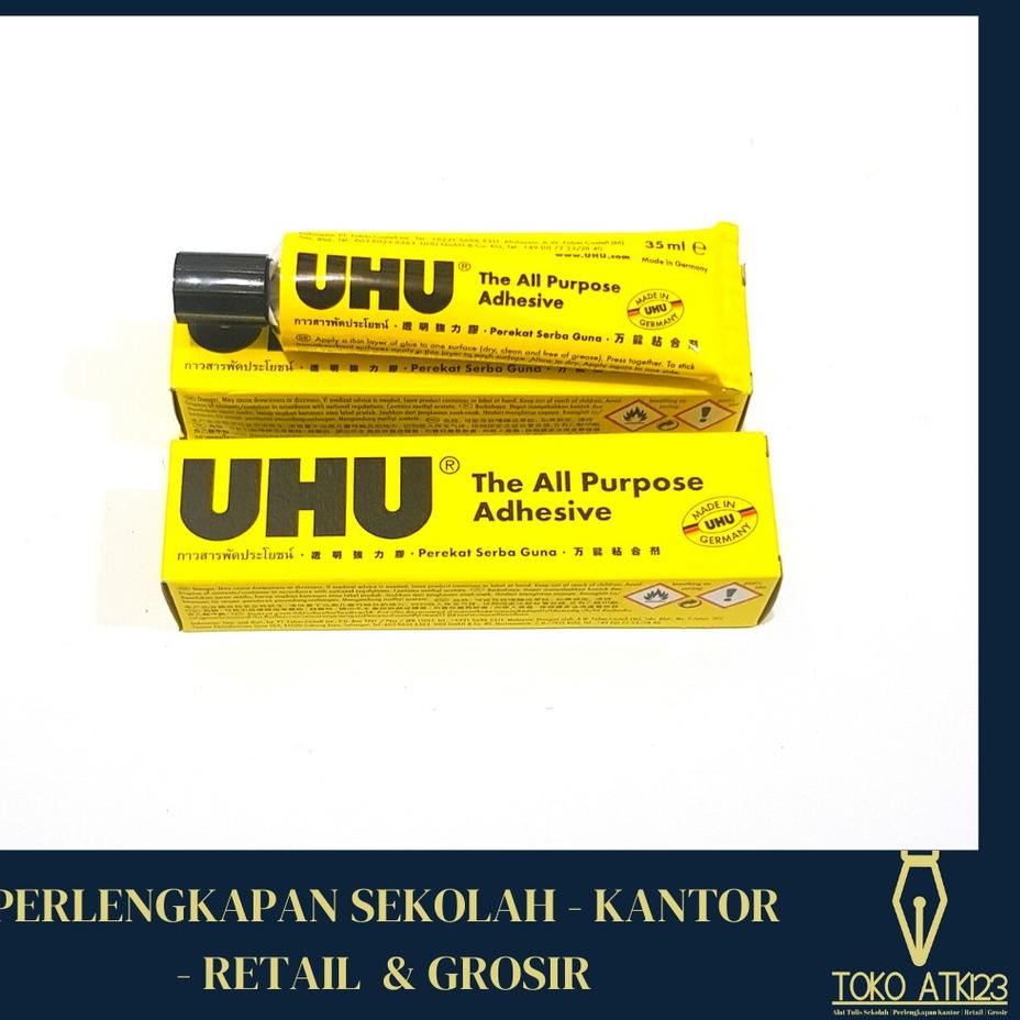 

⇝ Lem Kertas Cair Merk UHU 35ml ↚