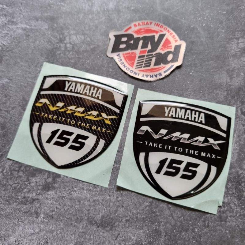 STICKER Stiker Emblem NMAX 155 TAKE IT TO THE MAX Timbul