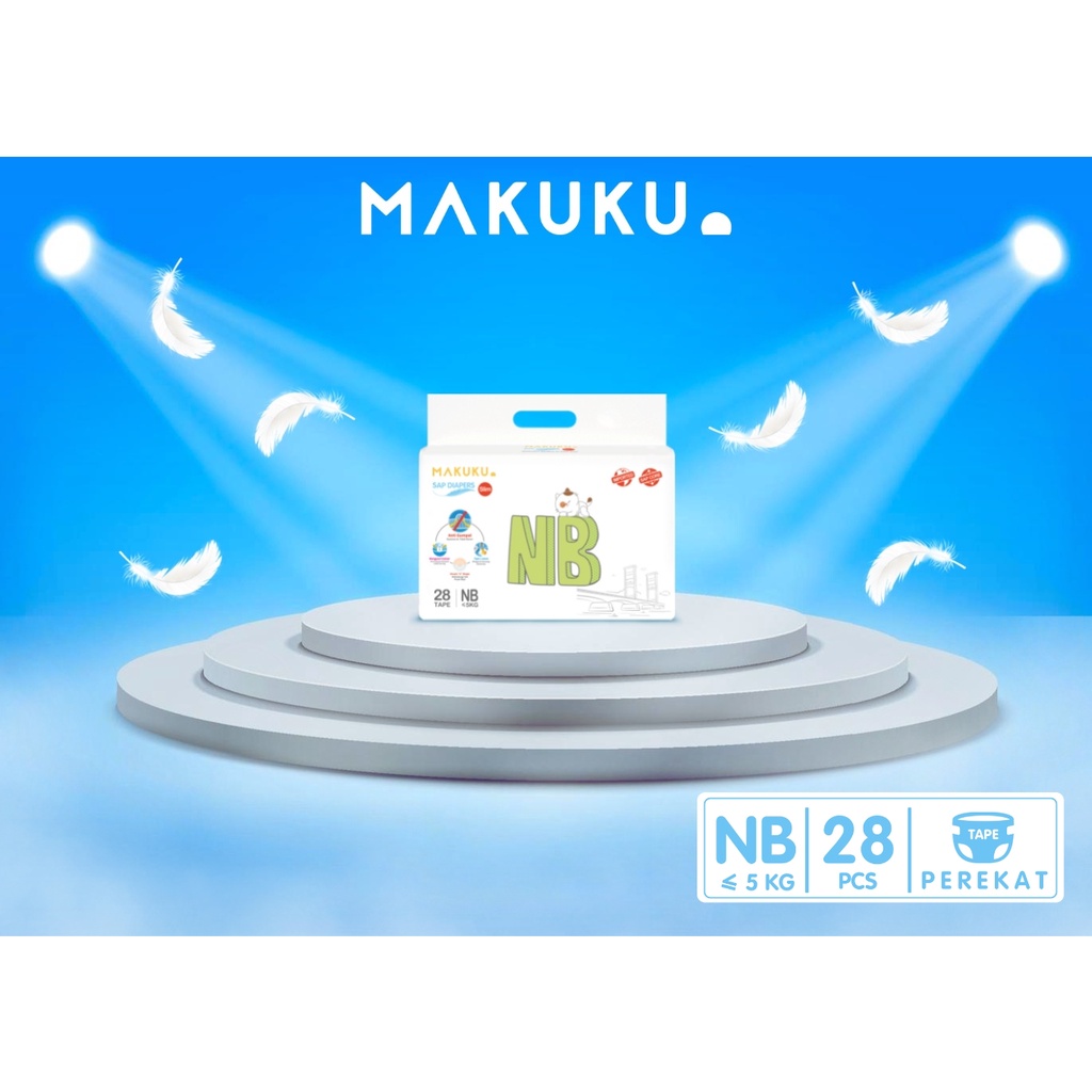 MAKUKU SAP Diapers Slim Pampers Bayi SAP -- all size