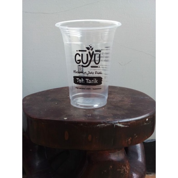 SABLON GELAS PLASTIK JENIS PP 14OZ (MERK GKI)