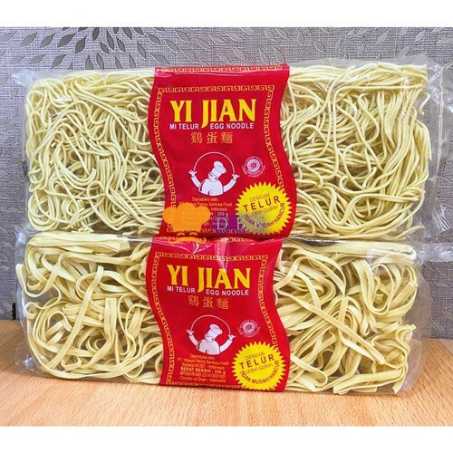 

mie telur yi jian 200gr yujian yijian kecil atau lebar