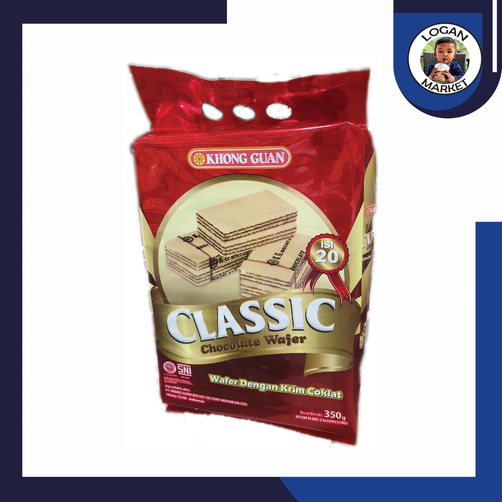 

Khong Guan Kong Guan Classic Wafer Chocolate 350 gram 350gram