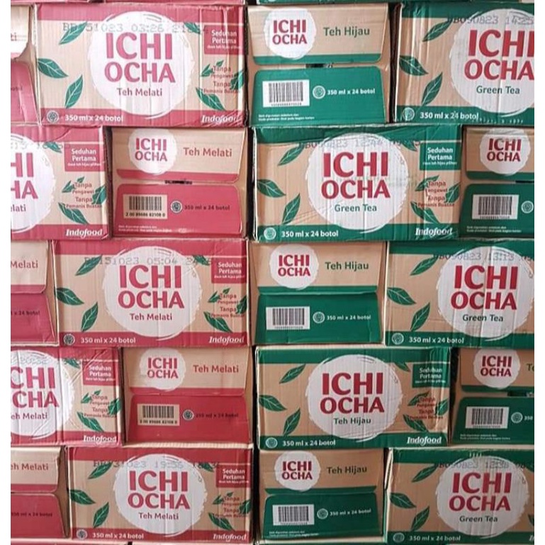 

Ichi Ocha Green Tea Teh Hijau Melati 1 Dus Karton Dusan Sedus 24 x 350 ml