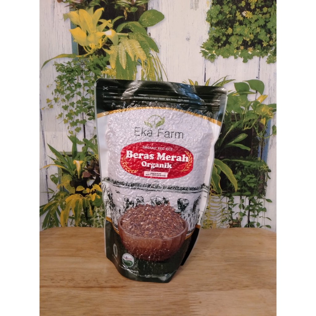 

Beras Merah Organik (1 kg) - Eka Farm