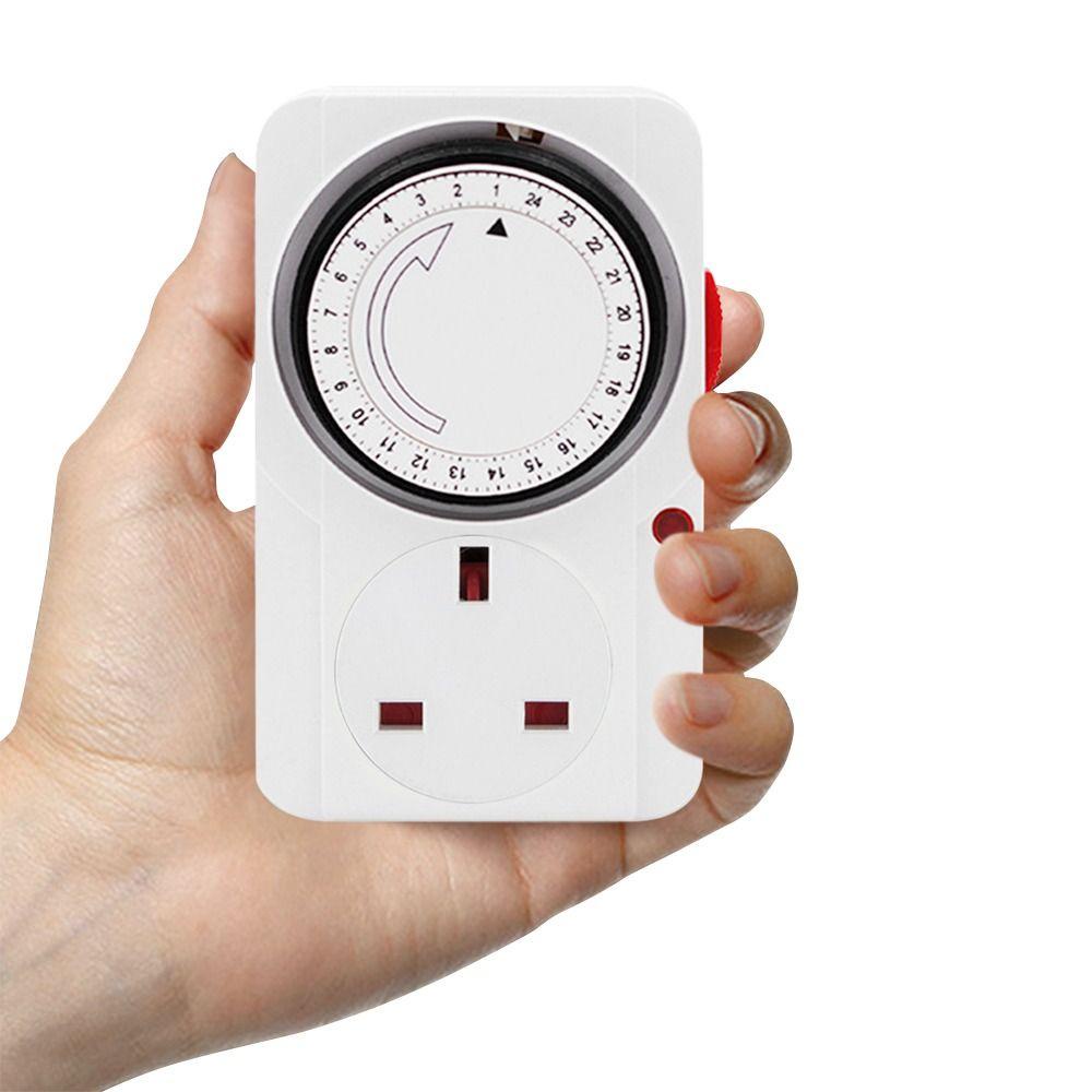 Preva Timer Switch Stop Kontak Dapur Rumah Tangga UK EU US Plug Timer Stop Kontak Timer Mekanik