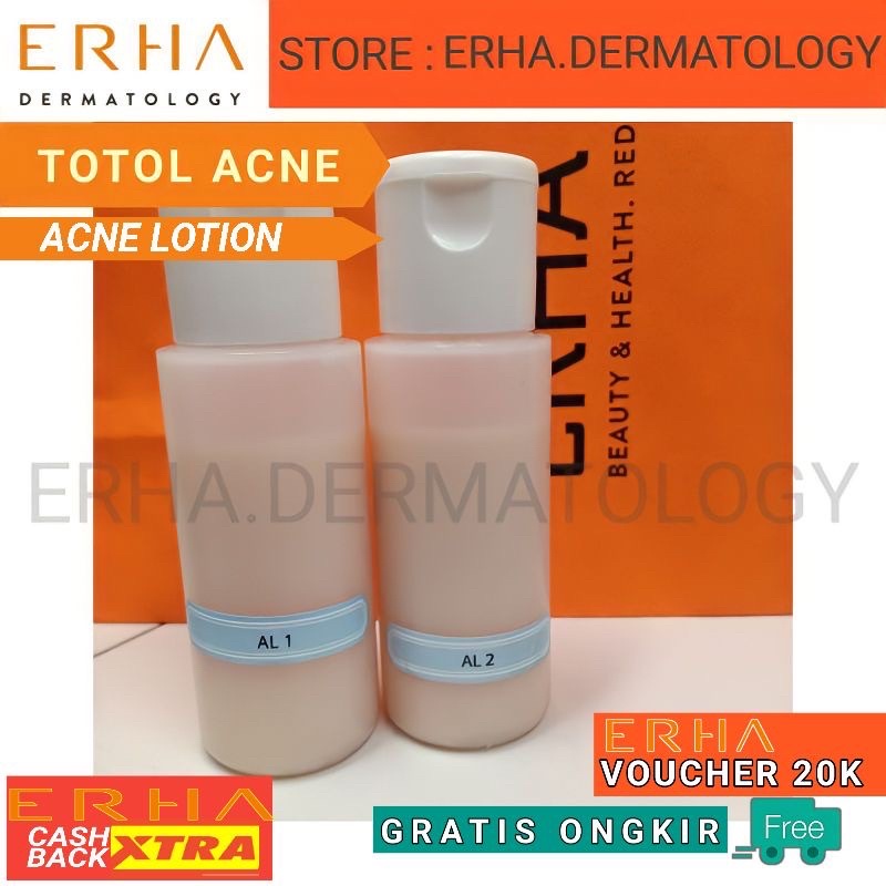 Jual ERHA DERMATOLOGY AL 1 ERHA AL 2 ERHA / ACNE LOTION ERHA / AL