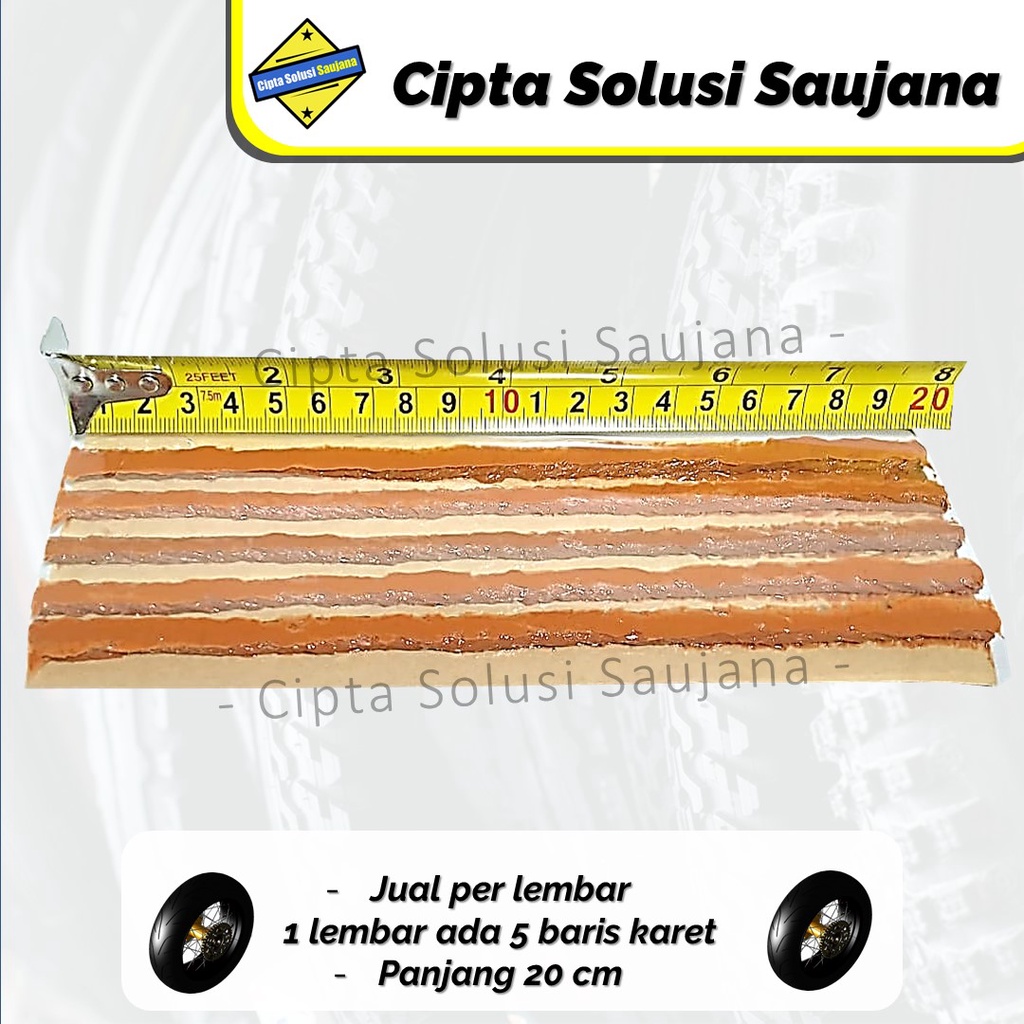 CACING TUBLES SEREP KARET TAMBAL BAN TUBLESS KARET ALAT TAMBAL BAN TUBLES