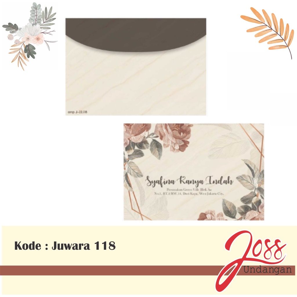

Amplop Juwara 118 Isi 50pcs Tanpa Cetak