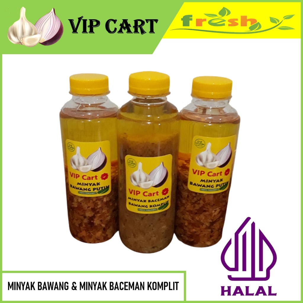 

MINYAK BAWANG PUTIH DAN MINYAK BACEMAN BAWANG 100ml