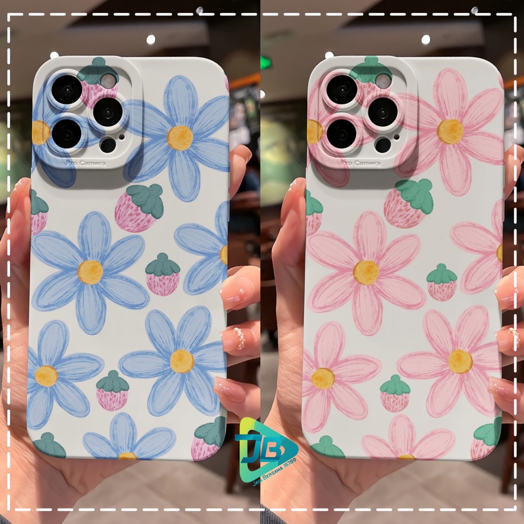 CUSTOM CASE SOFTCASE SILIKON PROCAMERA FLORAL CUSTOM OPPO REALME VIVO XIAOMI SAMSUNG INFINIX IPHONE FOR ALL TYPE JB6275