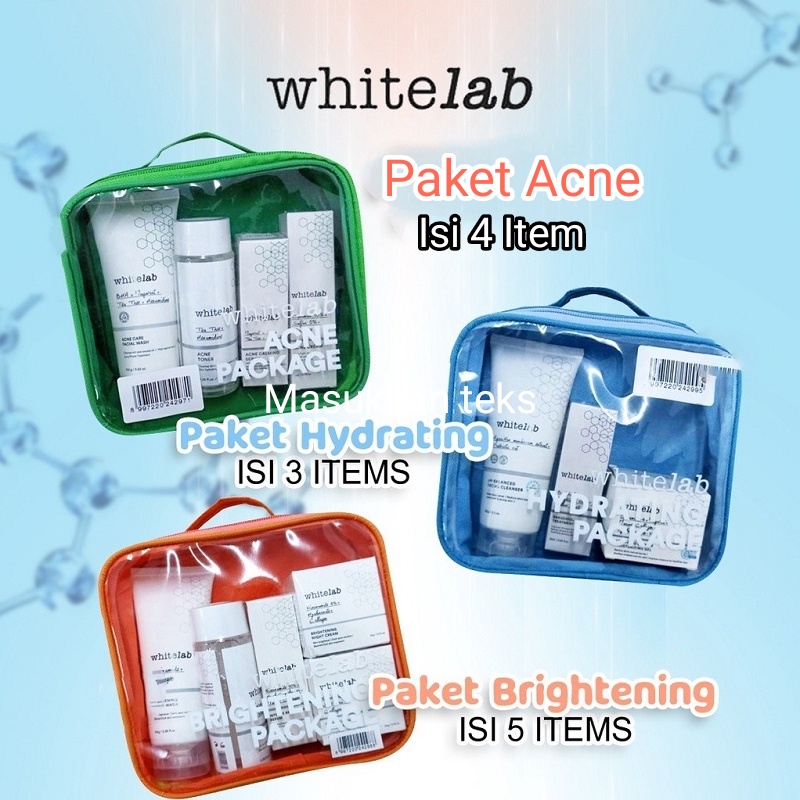 ❤ MEMEY ❤ WHITELAB Paket Free Pouch | Brightening | Acne | Hydrating