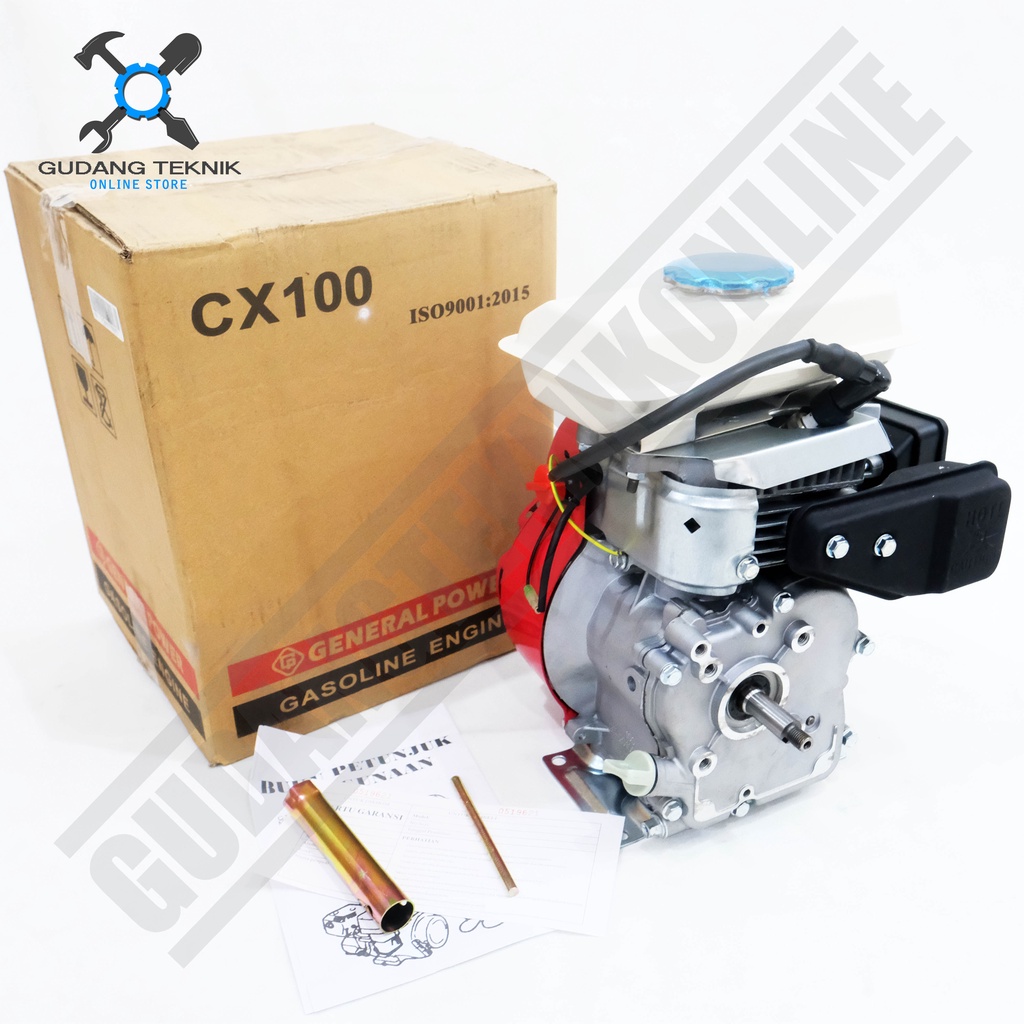 Engine Penggerak 3HP GENERAL CX100 4Tak / Mesin Penggerak Serbaguna Bensin 3 Hp CX 100 - Engine Gasoline CX-100 GENERAL