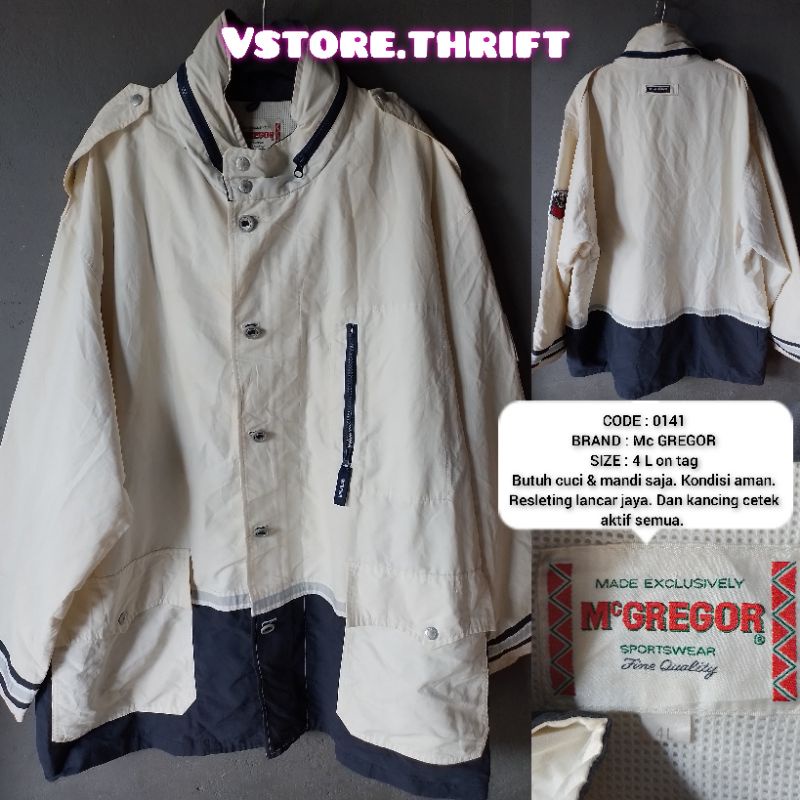 PRELOVED / THRIFT | McGREGOR JAKET VARSITY ORIGINAL BRAND