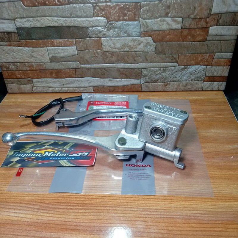 Master rem assy plus handle rem belakang motor Honda Beat karbu Vario karbu Vario Tecno beat esp non