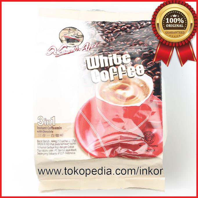 

[BISA COD] KAPAL API WHITE COFFEE 3IN1 INSTANT COFFEEMIX WITH CHOCOLATE 12X37GR