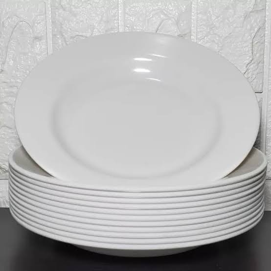 BEST SELLER- PIRING MAKAN SEMI MELAMIN SSJ 23CM FOOD GRADE SNI - PIRING MAKAN / PIRING MELAMIN