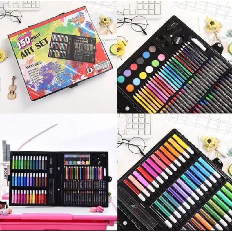 

Pensil warna crayon set 168 dan 150pc Mewarnai Anak