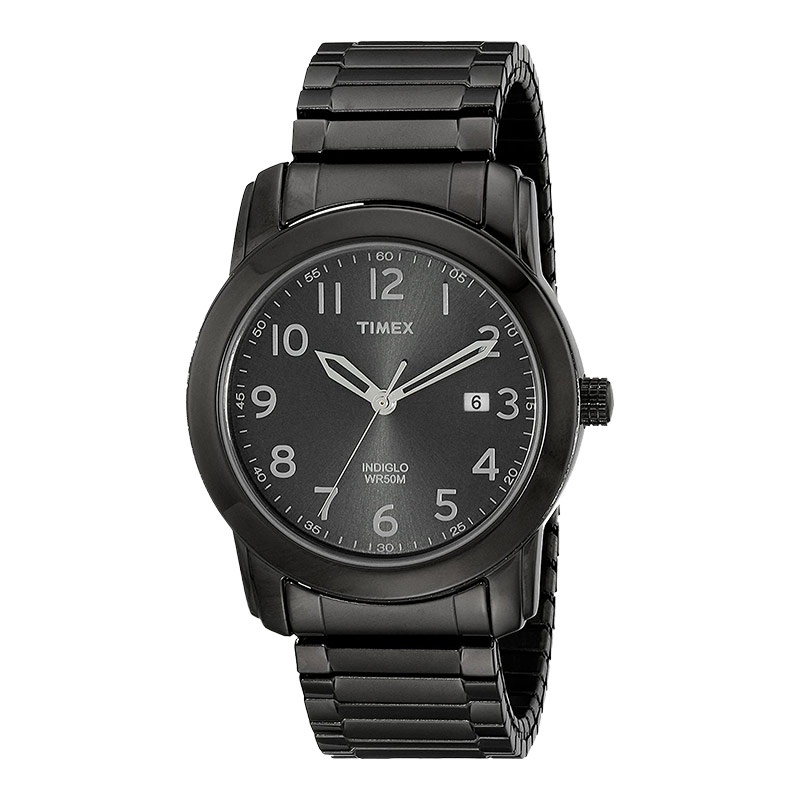 Jual Jam Tangan Pria Timex Highland Street T2p135 Indiglo Black Dial