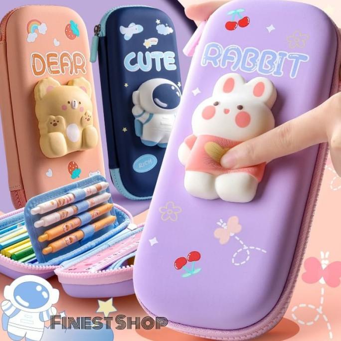 

Kotak Pensil Squishy 3D Pencil Case Boneka Tempat Alat Tulis Sekolah