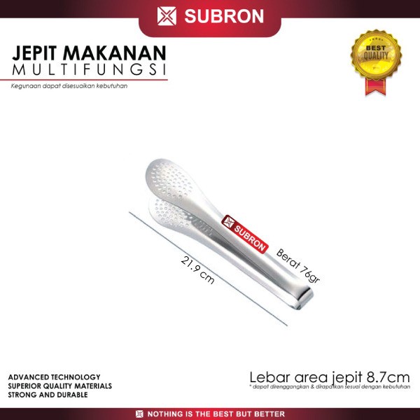 Jepitan Stainless Lubang Multifungsi 9inch 12inch 14inch Capit - 9inch - SUBRON