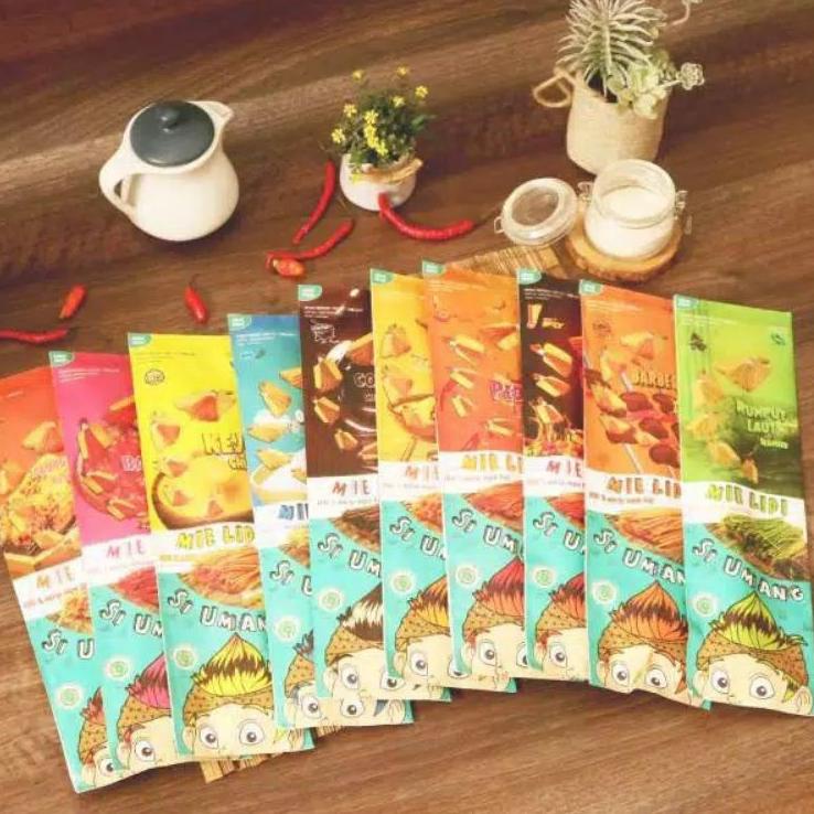 

(G[1O]♥☞) Mie Lidi Si umang kemasan 130gr viral