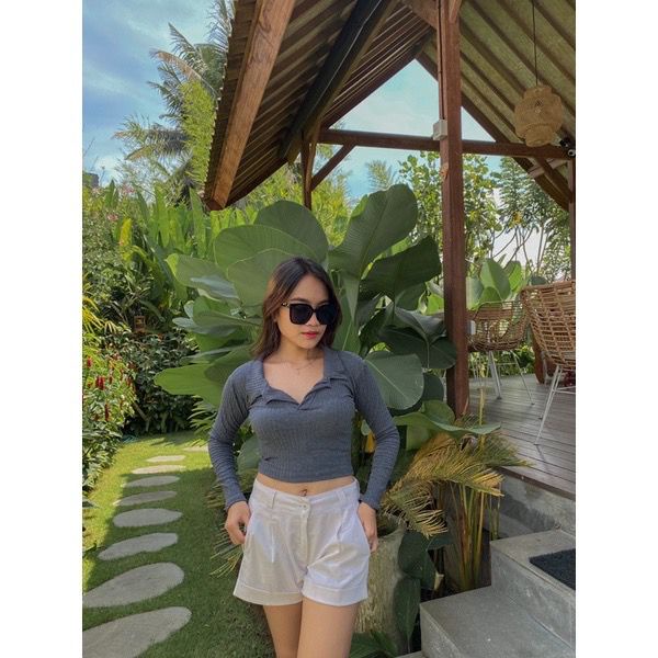 Baju Atasan Wanita terbaru || womens Longsleeve ziva Korea fit body //