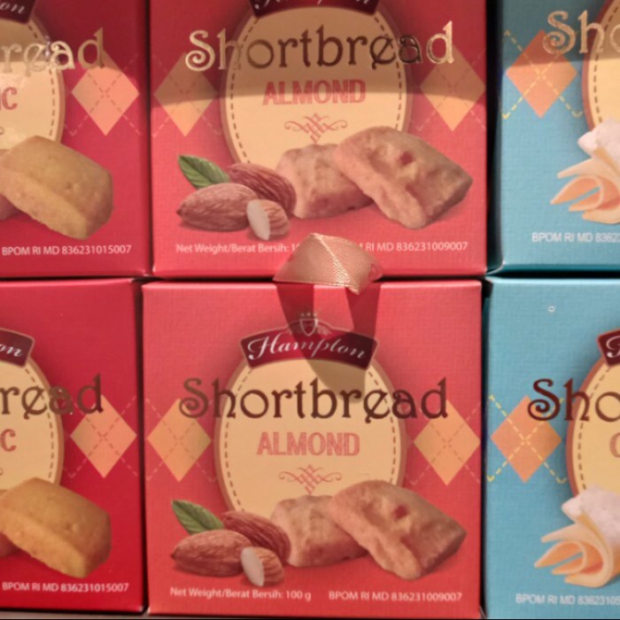 

hampton shortbread almond 100gr