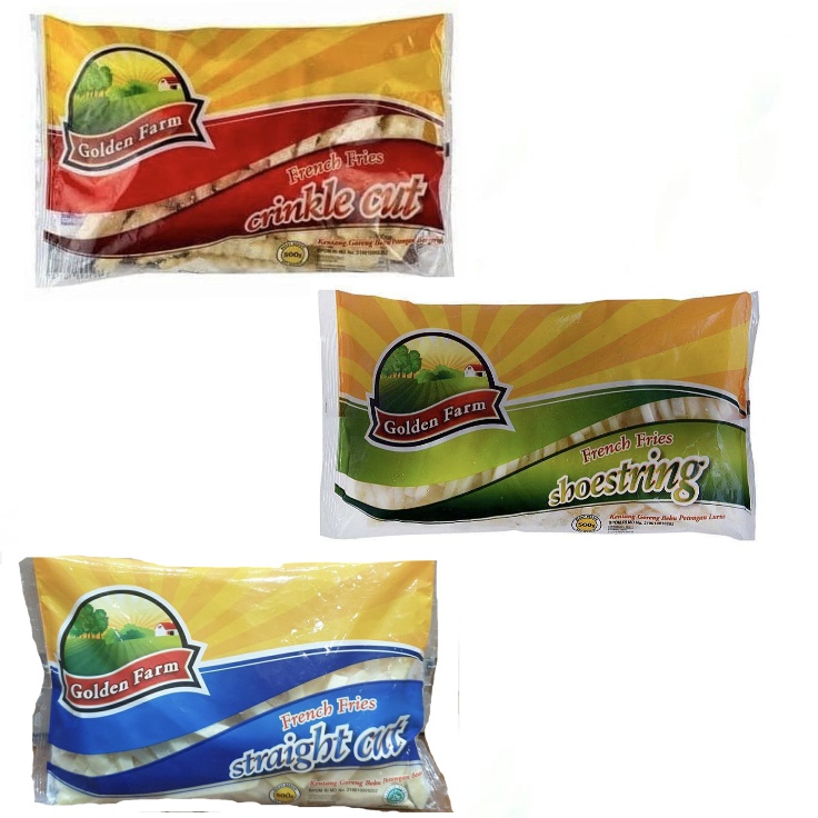 

Golden Farm French Fries All Variant 500 Gram