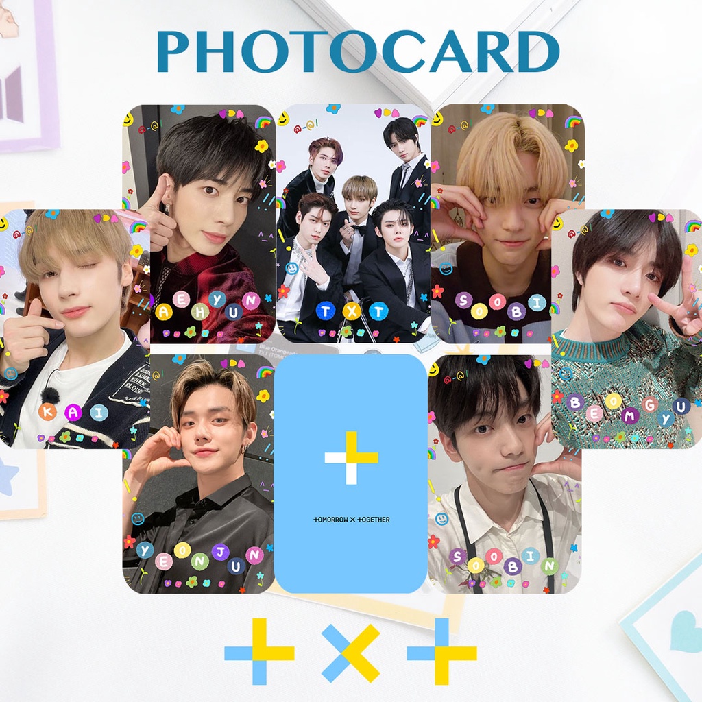 (READY STOCK) TXT/TOMORROWXTOGETHER/PHOTOCARD DECO FULL MEMBER/SOOBIN/YEOJUN/HUENINGKAI/TAEHYUN/BEOMGYU/KPOP/HYBE