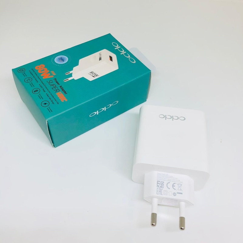 BATOK CHARGER RENO 9Pro 80W NEW SUPER VOOC 80W TRAVEL ADAPTOR ORI BY SMOLL