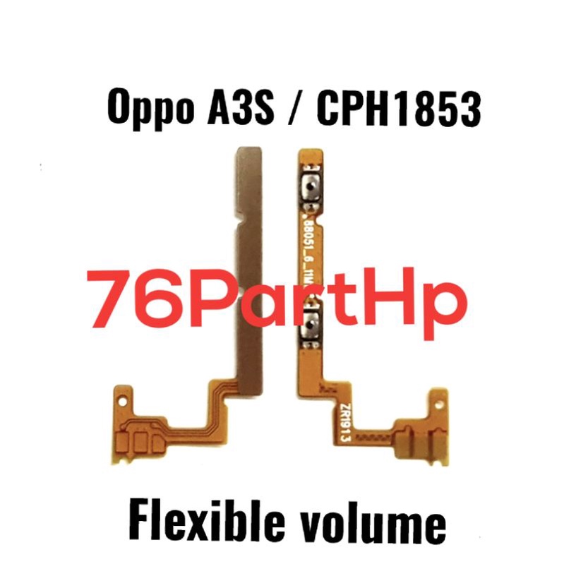 Ori Flexible Connector volume Oppo A3S - CPH1853 Flexible konektor volume