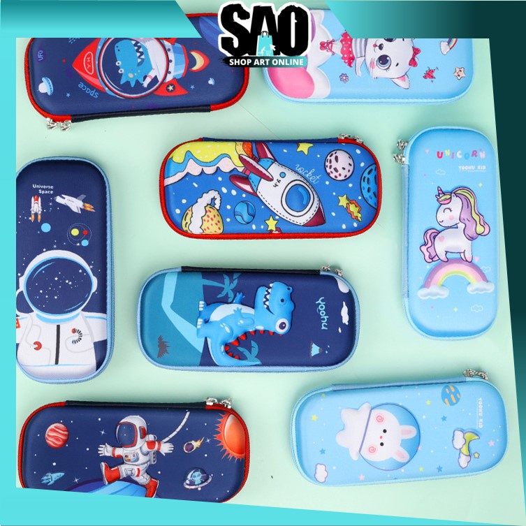 

SAO - S5626 Kotak Alat Tulis / Kotak Pensil / Tempat Pensil Anak Sekolah 3D Bahan EVA Anti Air / Tempat Pensil 3D Model Terbaru