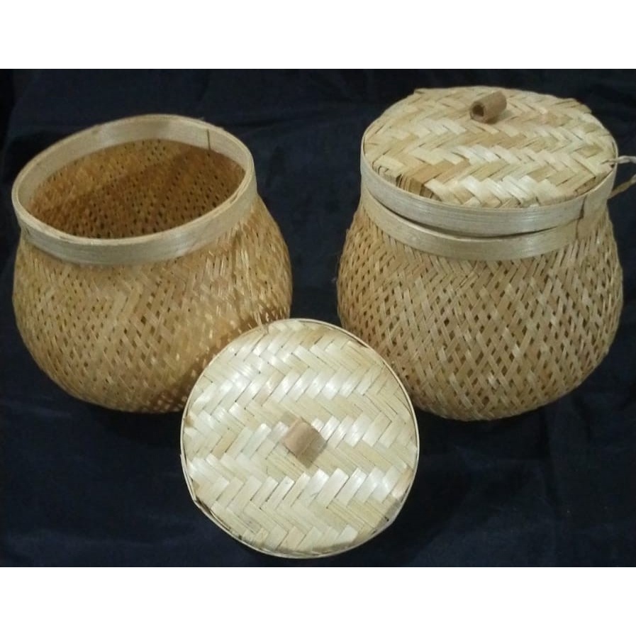 

Toples Bambu/hampers Bambu /Kerajinan Bambu