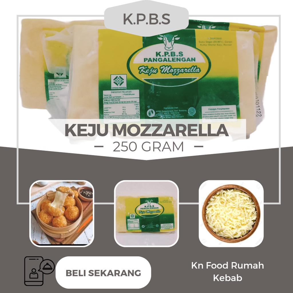 

Keju Mozarella 1kg / 1000 gr Khusus