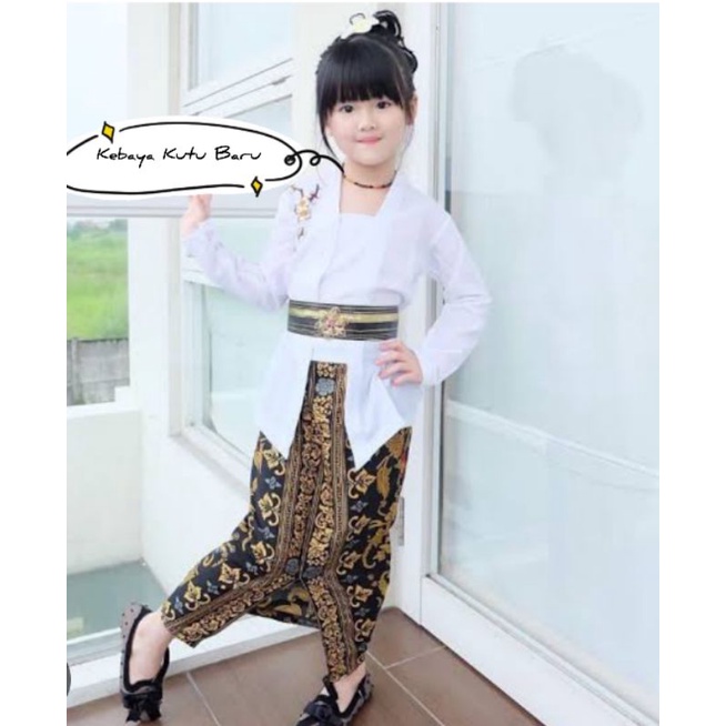Pola Kebaya Kutu Baru Anak  Pola Jiplak Kebaya Anak (JUAL POLA BUKAN BAJU)