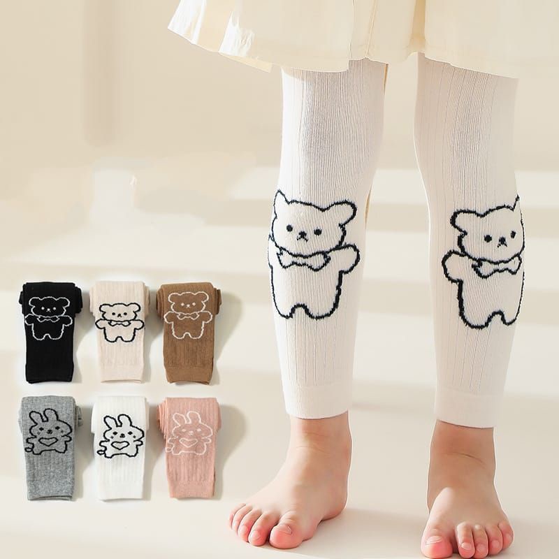 Celana Legging bayi cartoon Rabbit Bear lucu import leging baby