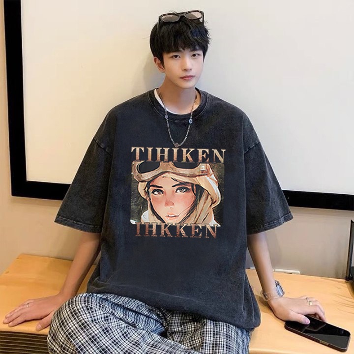 RDGF official shop  kaos murah kaos pria terbaru 2023 pakaian bagus anime kartun kaos hitam oversize PRIA &amp; WANITA (UNISEX)