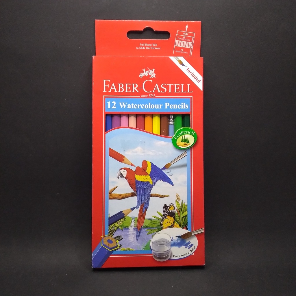

PENSIL WARNA FABER CASTELL 12 WARNA WATERCOLOUR