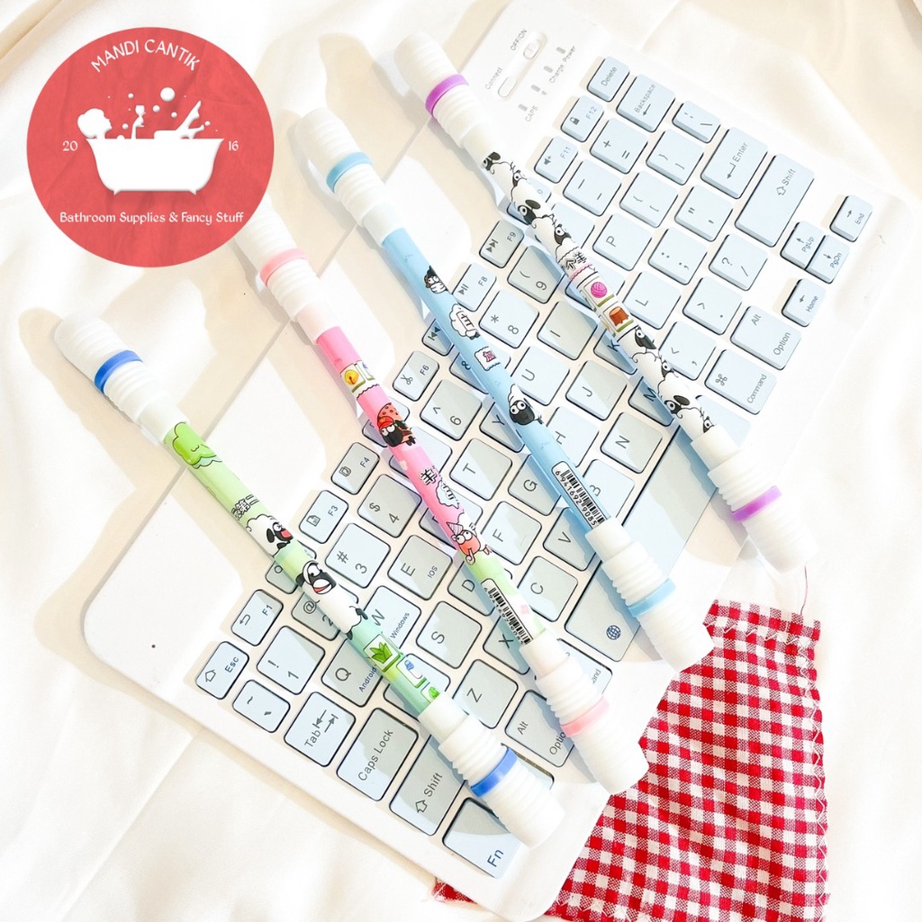

pulpen tongkat putar magnet DOMBA SHEEP pen bolpen kreatif spinner lucu