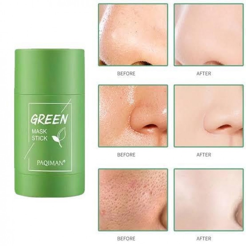 GREEN MASK STICK MASKER STIK GREEN TEA PENGHILANG KOMEDO ORIGINAL (VHJKT)