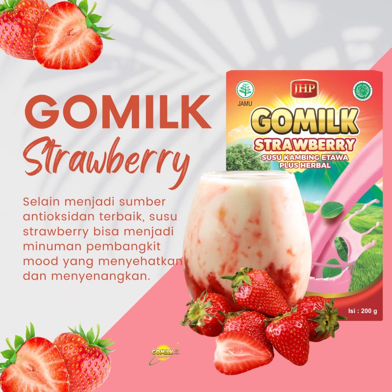 

GOMILK_Susu Kambing Etawa Plus Herbal_Rasa Strawberry