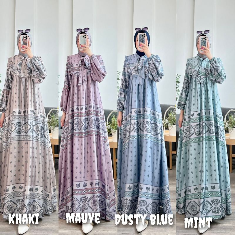 (PREMIUM) EVELYN 14 ORI GLZ Armani silk white