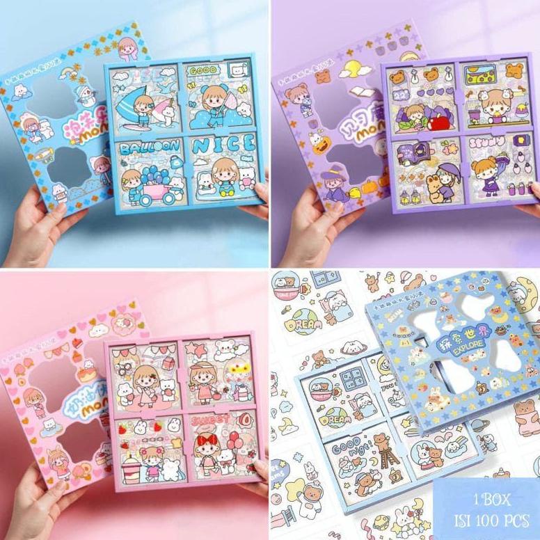 

(100 LEMBAR) STIKER TUMBLR AESTHETIC SET/STIKER PACK AESTHETIC/STIKER CUTE TERLARISS...,,,,,