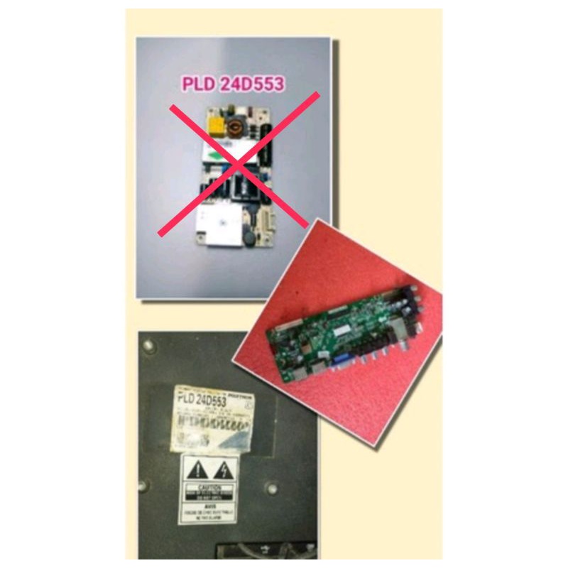 SPAREPART TV LED POLYTRON MB  24D553