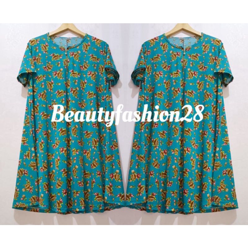 DASTER POLKA MAT  JERSEY KOREA SUPER JUMBO LD 120-160 PB 105/DRESS CANTIK KEKINIAN