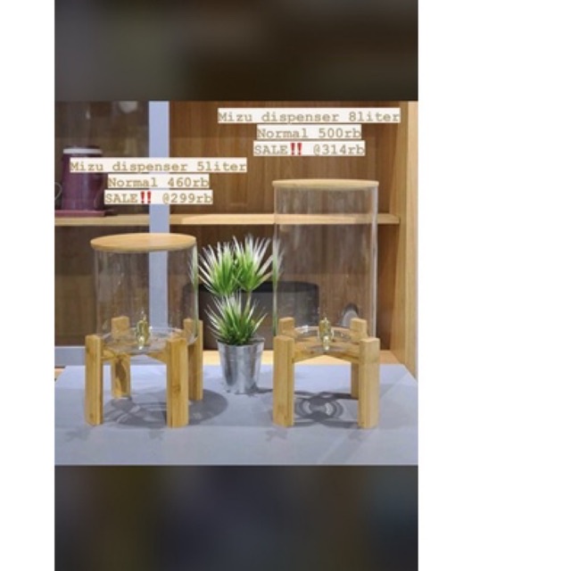 DISPENSER AIR KACA ESTETIK