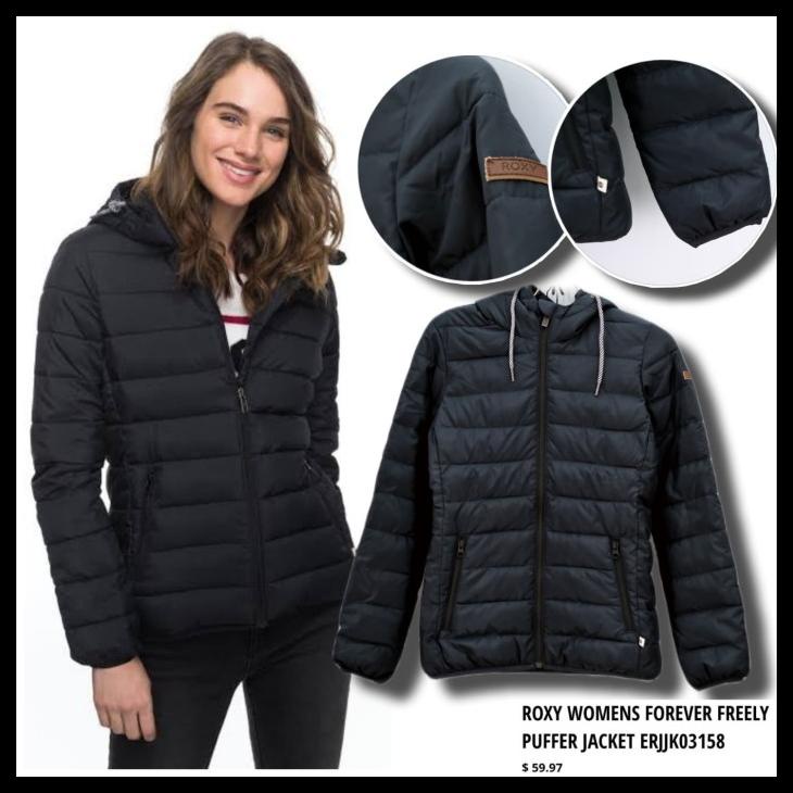 Rr178 Roxy Women Forever Freely Puffer Jacket