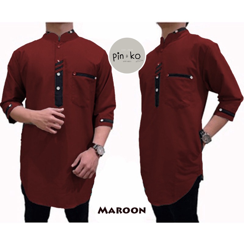 PIK - Koko Kurta Sultan M, L , XL, XXL, 3XL / Koko Pria Jumbo/ Baju Muslim Pria/ Koko Kurta