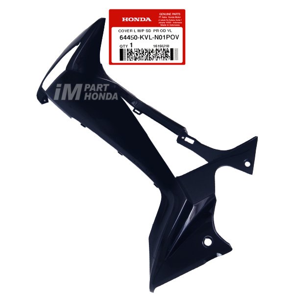 64450-KVL-N01POV Cover Sayap Kiri Supra X 125 Batman 2007 - 2013 Ungu